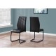  Central Dining Chair BLACK LEATHER-LOOK